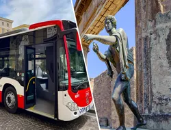 Combo (Save 10%): Alibus One-Way Transfers + Pompeii Tickets